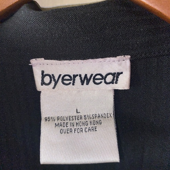 ByerWear Women’s Unlined Blazer in Black Pinstripe - size large - Picture 3 of 5